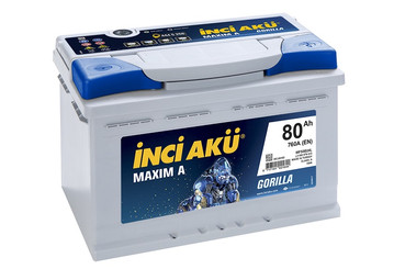 Аккумулятор INCI AKU MAXIM A GORILLA 80AH L 760A