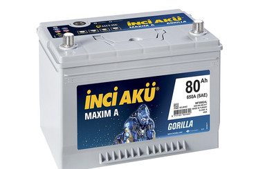 Аккумулятор INCI AKU MAXIM A ASIA GORILLA 80AH L 650A