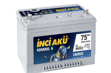 Аккумулятор INCI AKU FORMUL A ASIA TAURUS 75AH 600A